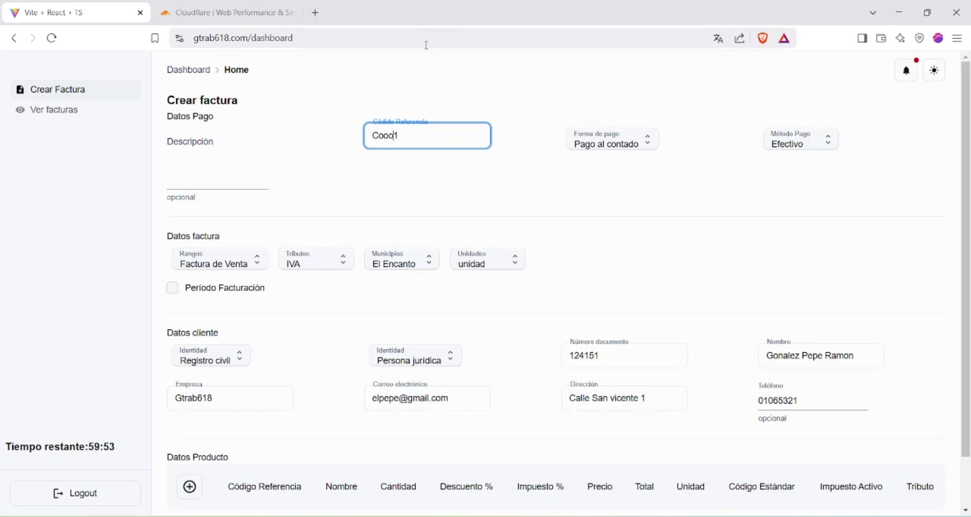 Halltec integración API facturación 3